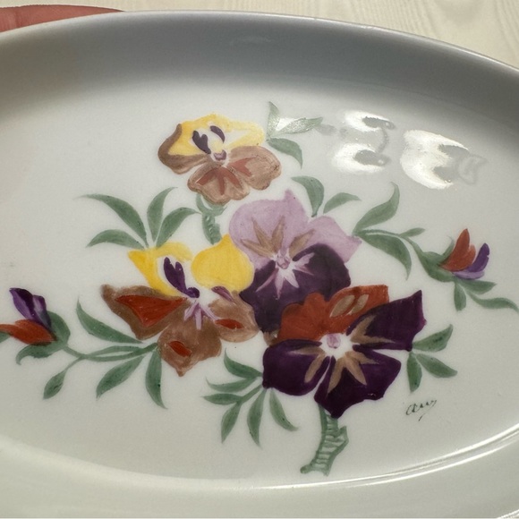 Vintage Limoges France Expressly Made For Neiman Marcus Toothbrush Holder Set - Picture 14 of 15